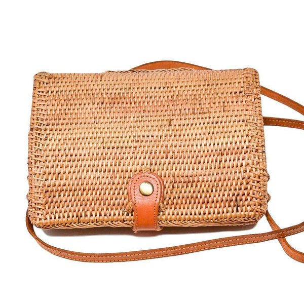 Bali Rattan Clutch Bag EC