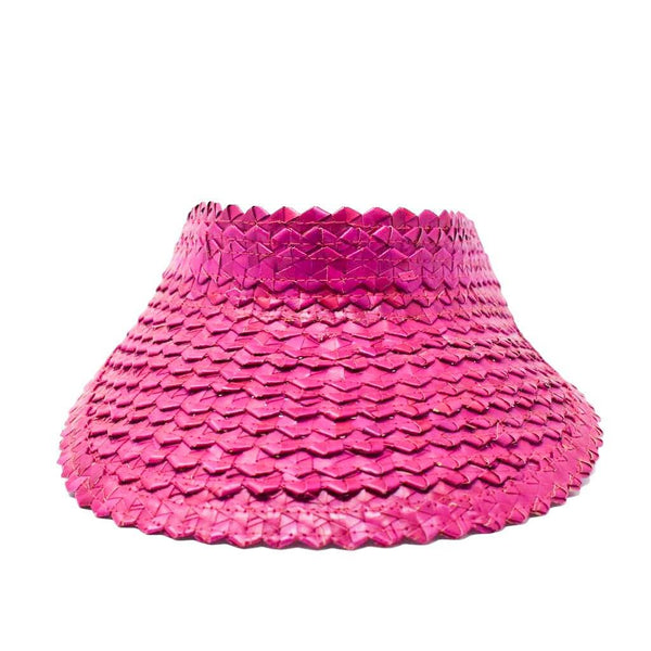 Pink sun cheap visor hat