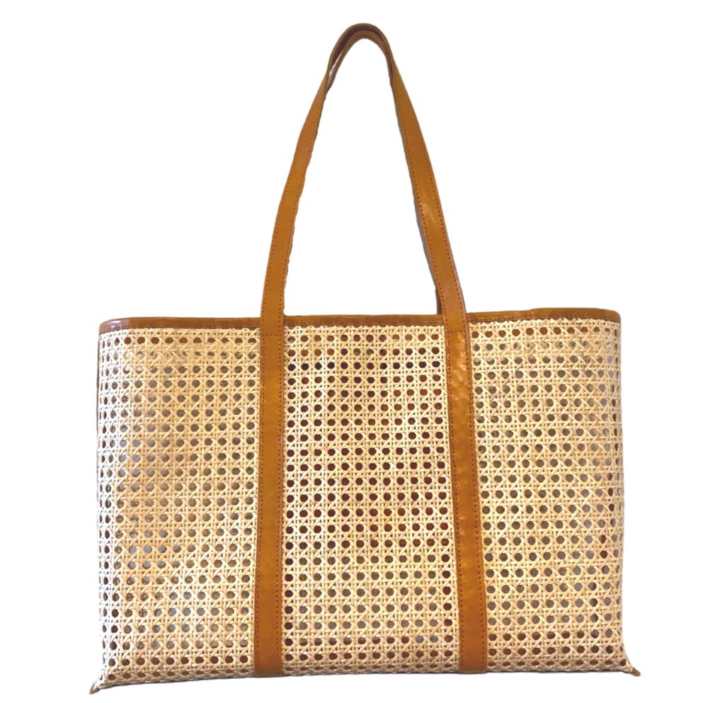 Juliette Cane Leather Tote